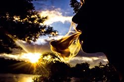 Badass sunset inhale